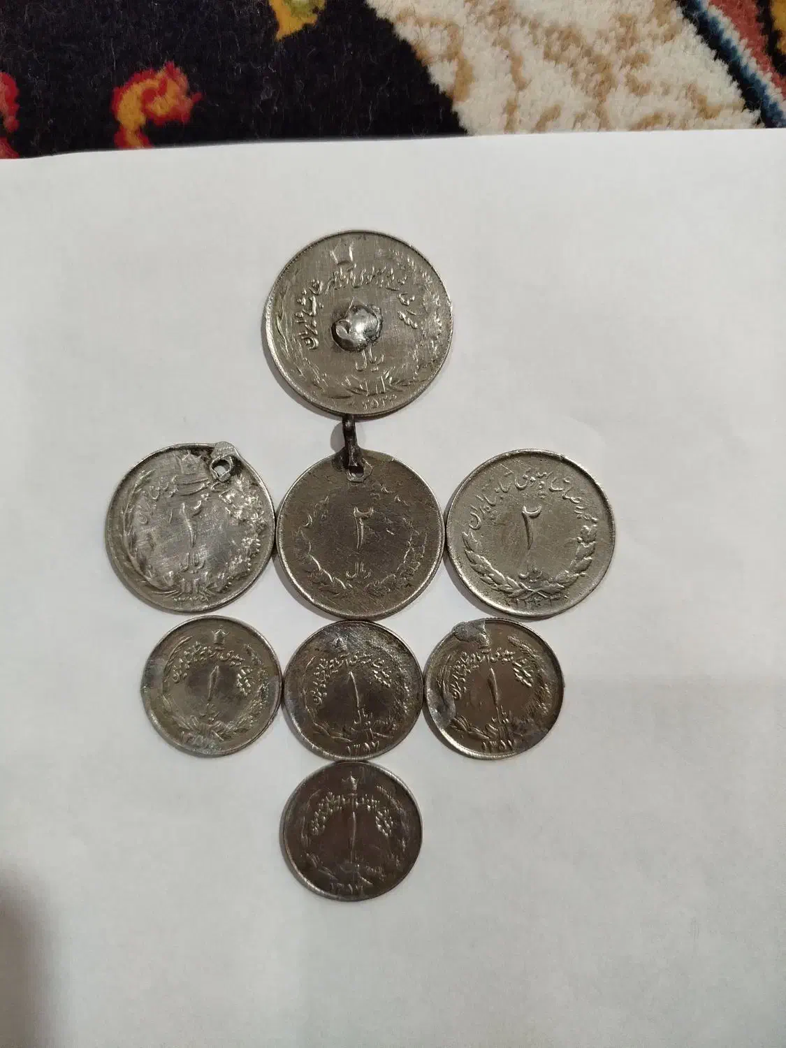 سکه شاه|کلکسیون سکه، تمبر، اسکناس|اقبالیه, |دیوار