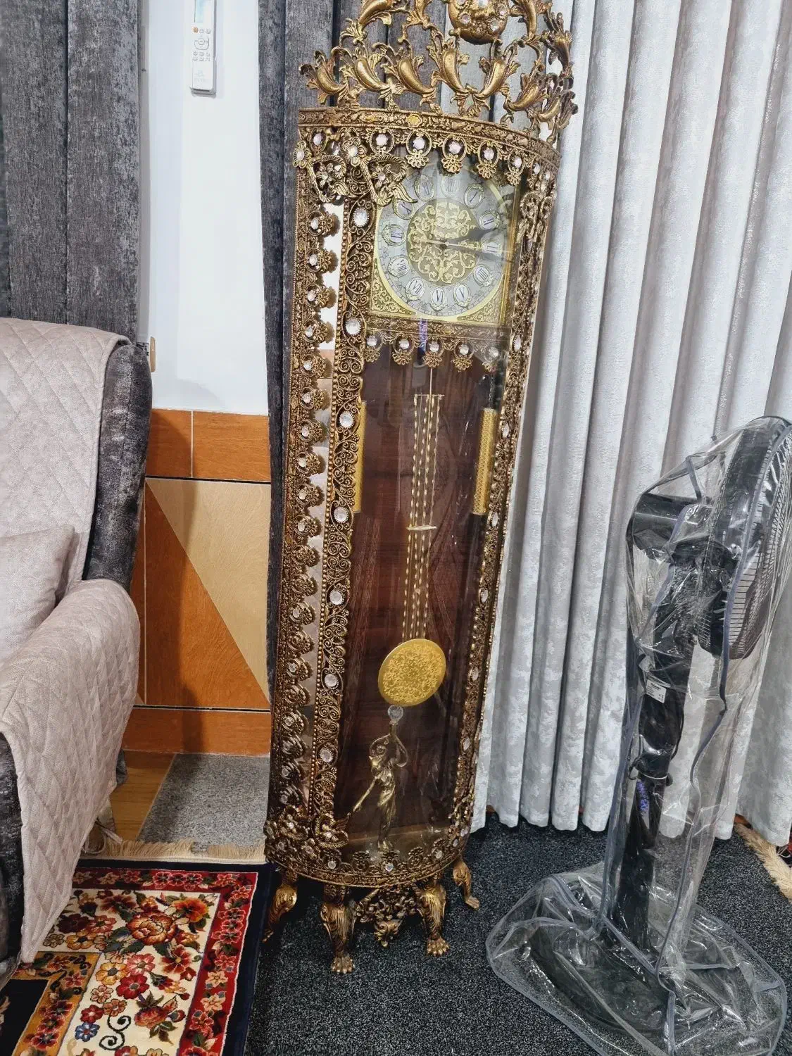 ساعت ایستاده  کامل برنز|ساعت دیواری و تزئینی|اندیمشک, |دیوار