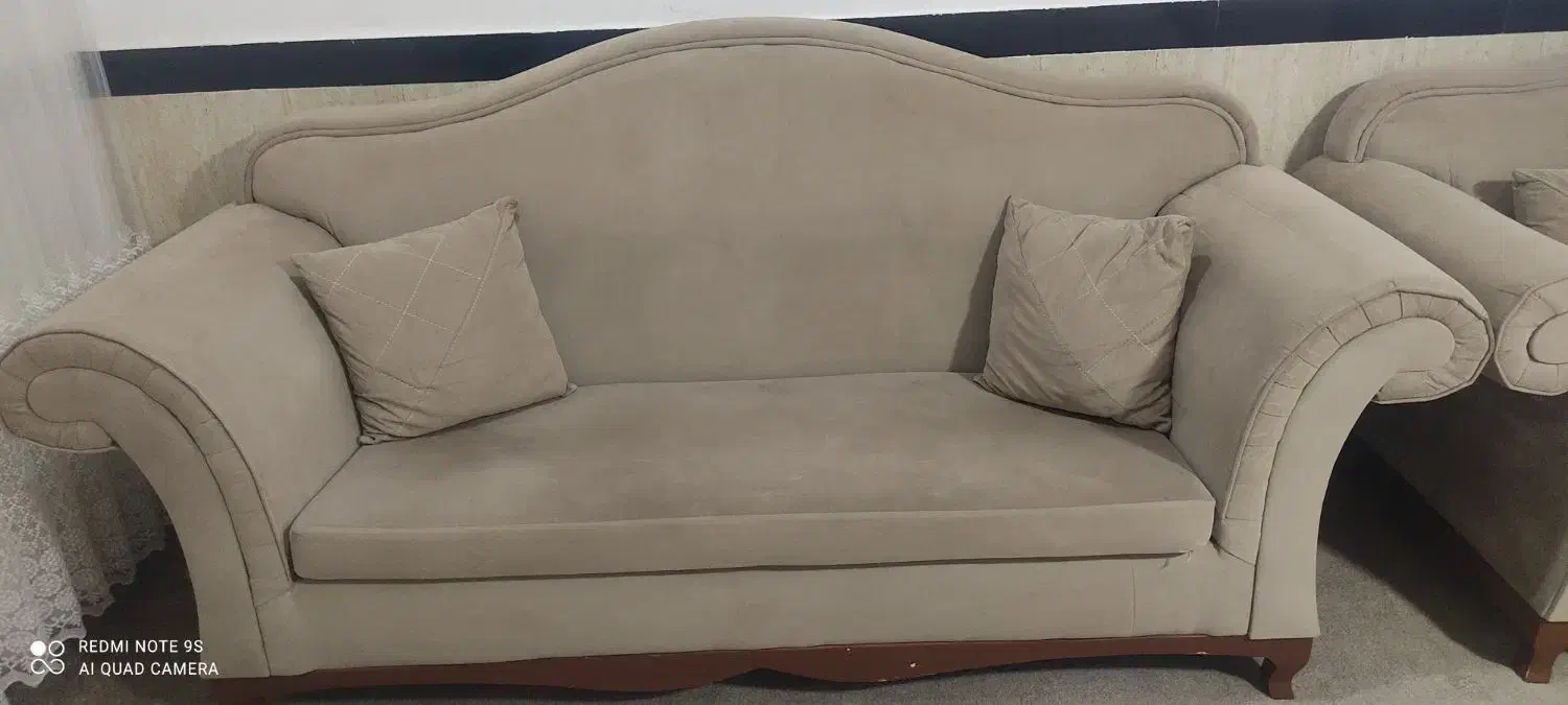 مبل ده نفره همراه با عسلی|مبلمان خانگی و میز عسلی|خاو و میرآباد, |دیوار