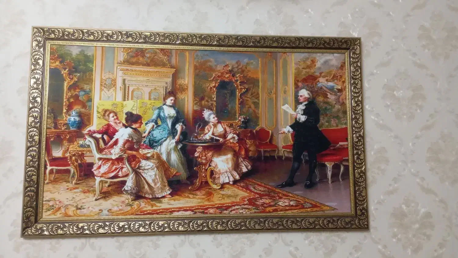 فروش تابلو شاعرفرانسوی|تابلو، نقاشی، عکس|ری, ولی آباد|دیوار