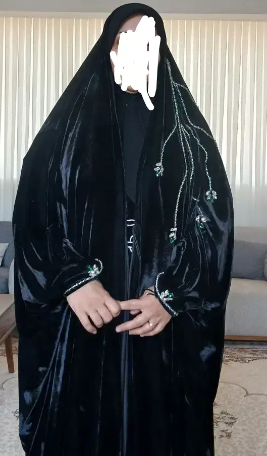 چادر مخمل ونگین دوزی|لباس|مشهد, امیر|دیوار