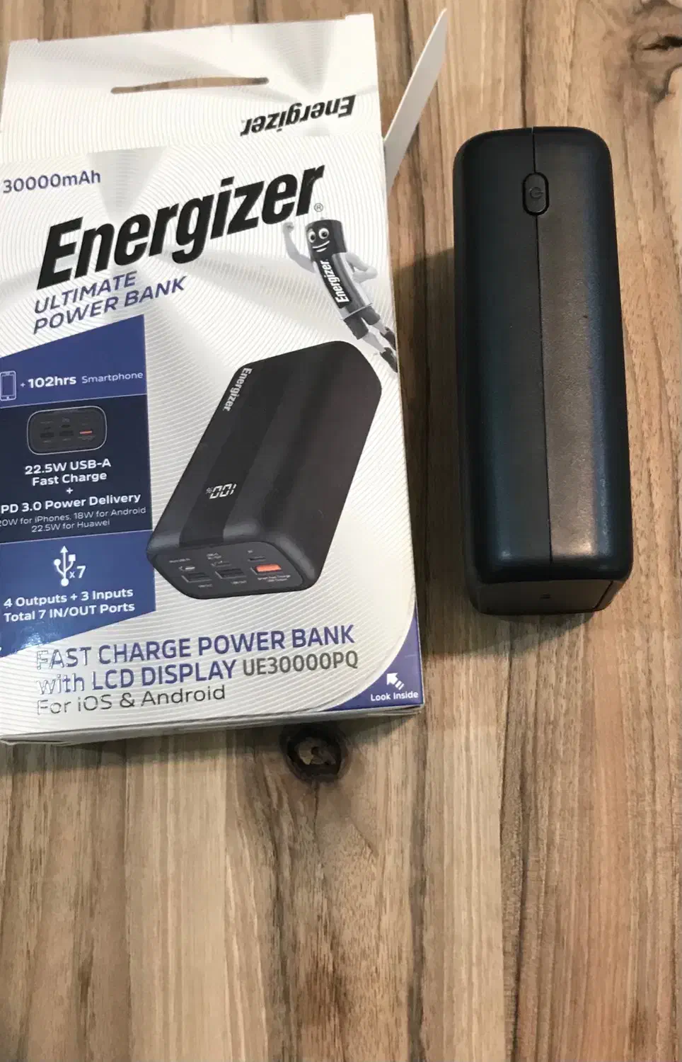 پاوربانک 30000mAh انرجایزر مدل UE30000PQ|لوازم جانبی موبایل و تبلت|رفسنجان, |دیوار