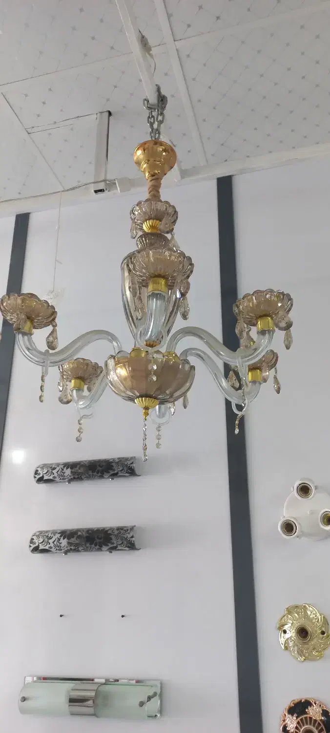 لوستر ۶ شعله|لوستر و چراغ آویز|سرپل ذهاب, |دیوار