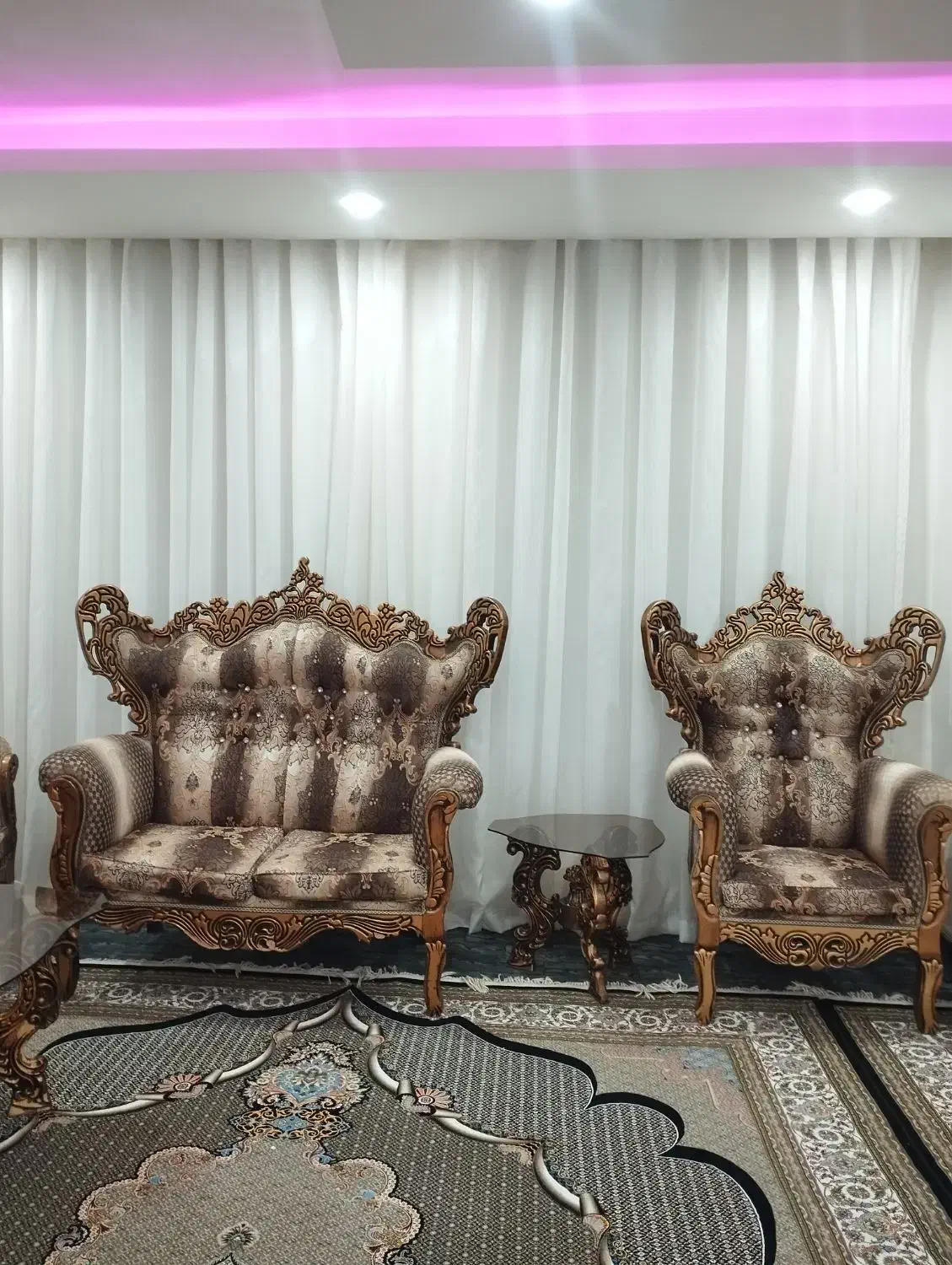 مبل سلطنتی|مبلمان خانگی و میز عسلی|پارس‌آباد, |دیوار