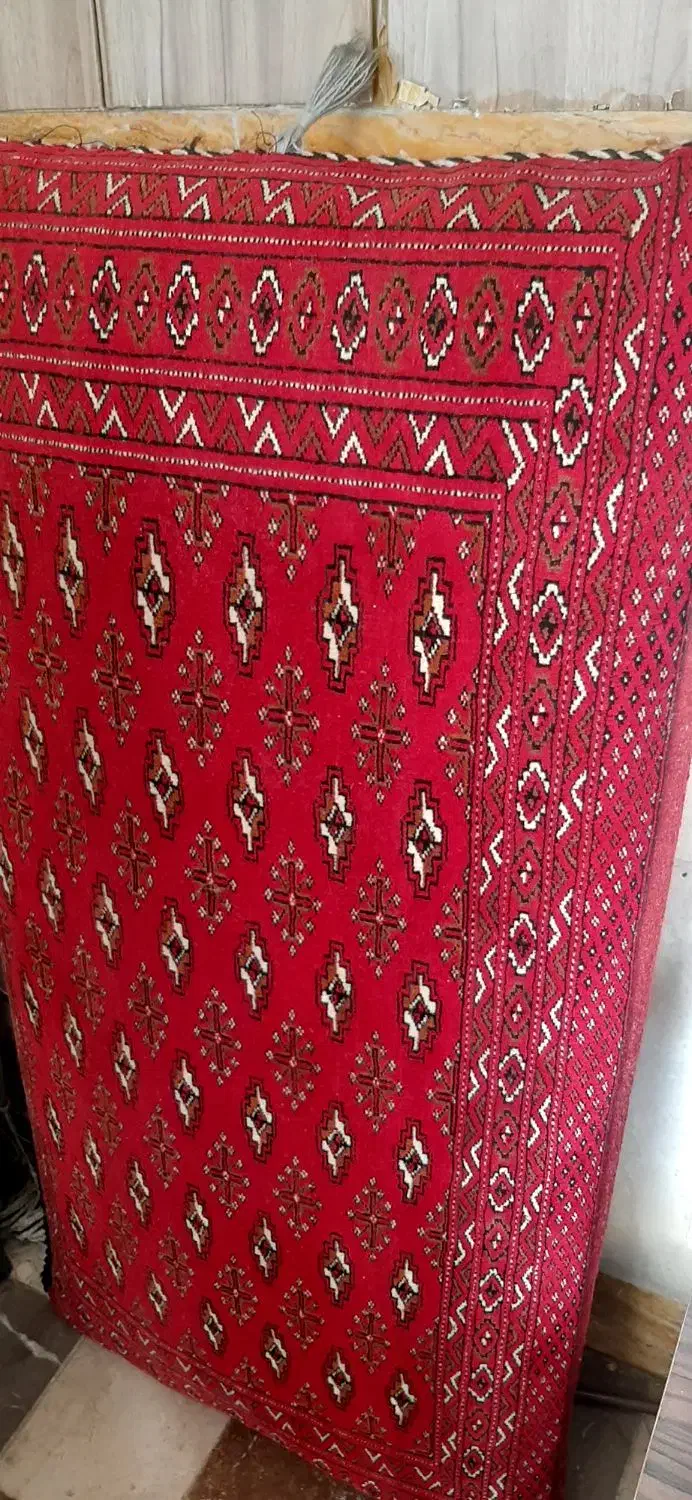 یک جفت پشتی ترکمنی|پشتی|مشهد, کوشش|دیوار