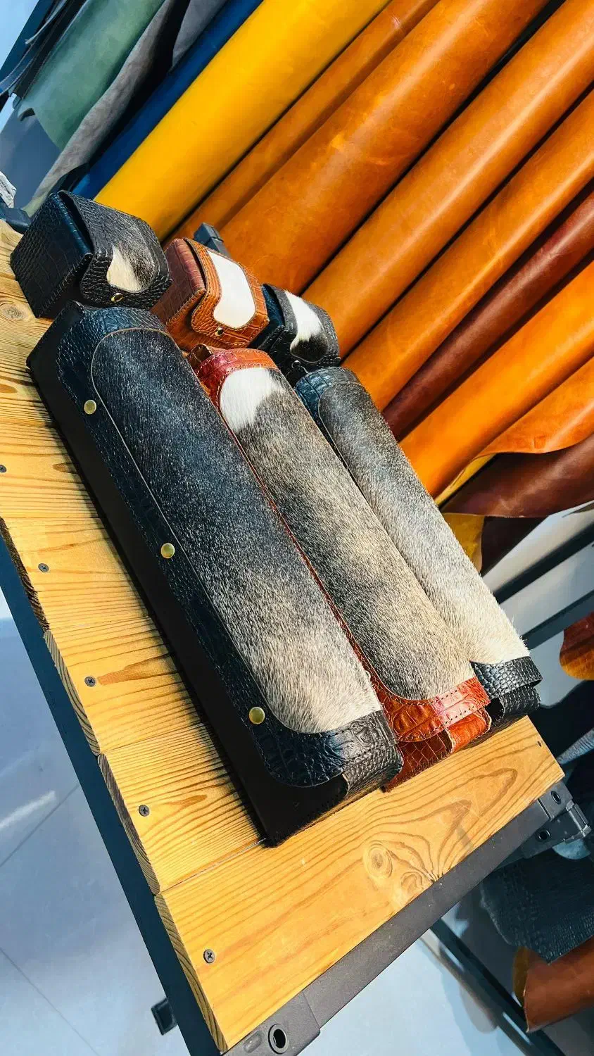 چرم طبیعی دست دوز ضمانتی|کیف، کفش، کمربند|رفسنجان, |دیوار