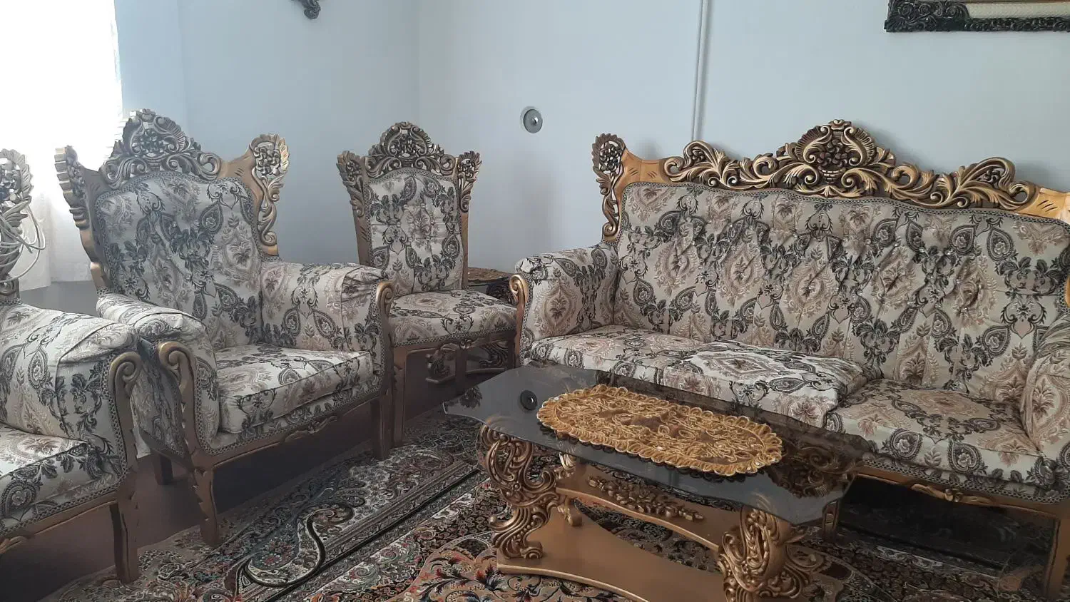 فروش فرش ۶متری و مبل ۹ نفره|فرش|سنندج, |دیوار