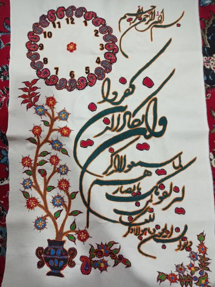 پته|تابلو فرش|زرند, |دیوار