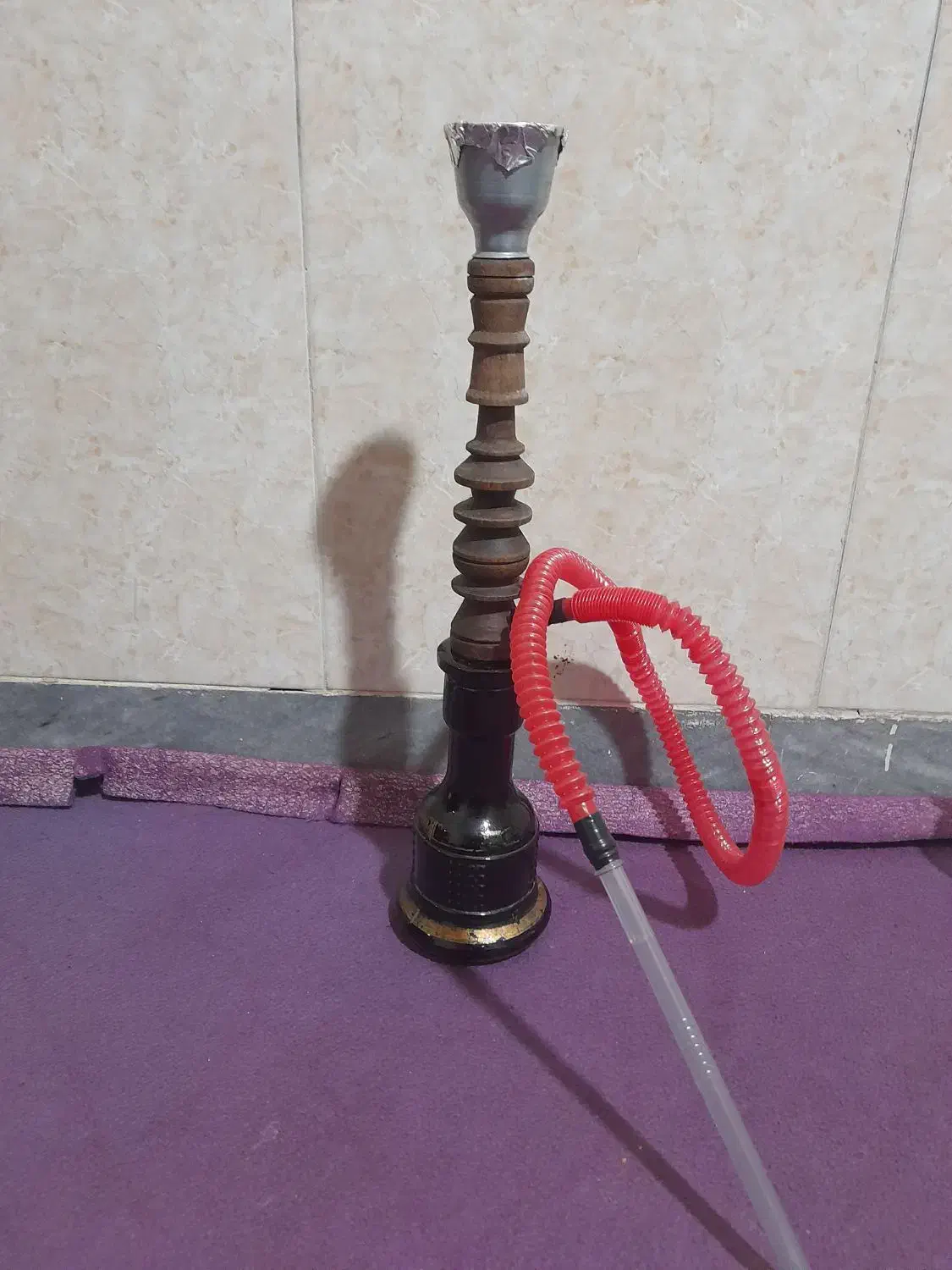 یک عدد قلیون چوبی بفروش میرسد  کام دهی عالی|کلکسیون و سرگرمی|نسیم‌شهر, |دیوار