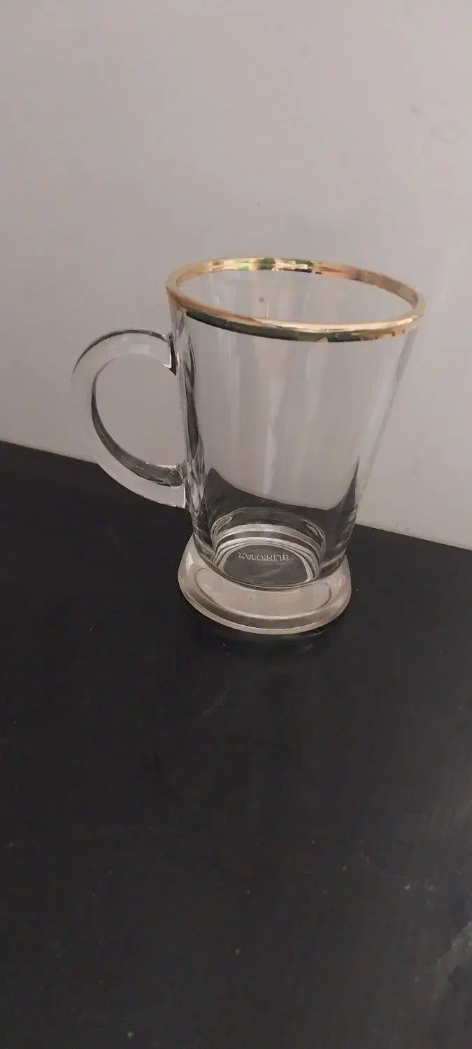 استکان انجلیکا لب طلایی|ظروف سرو و پذیرایی|کرمانشاه, |دیوار