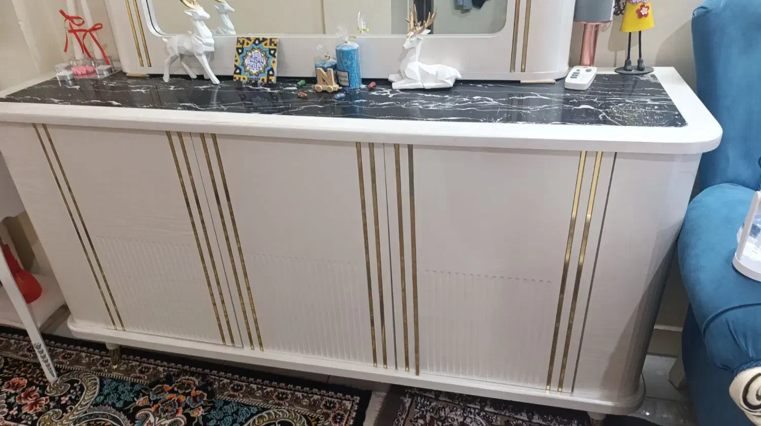 آینه کنسول|بوفه، ویترین، کنسول|تهران, راه آهن|دیوار