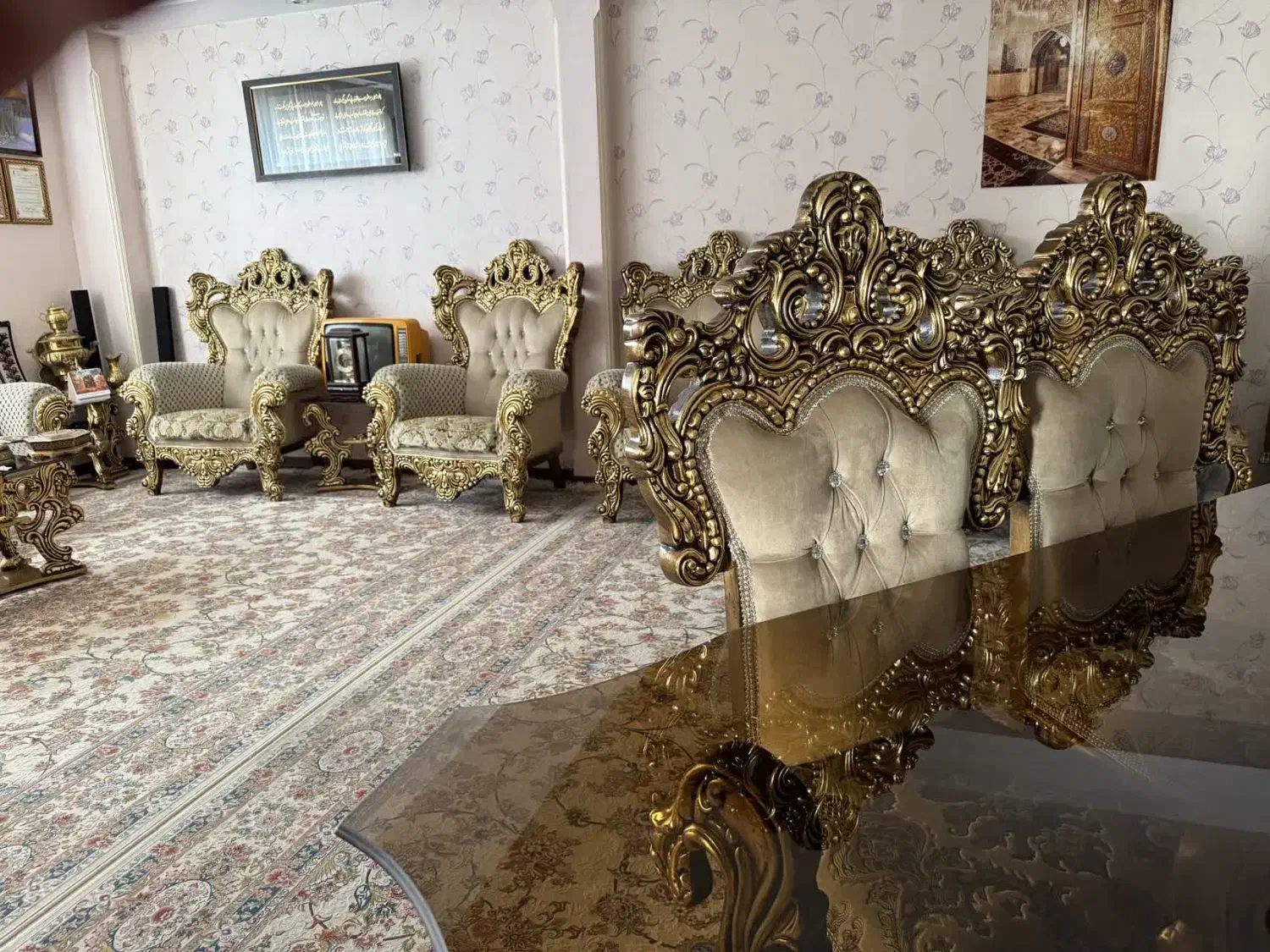 مبلمان سلطنتی و استیل|مبلمان خانگی و میز عسلی|تهران, شهرک شهید باقری|دیوار