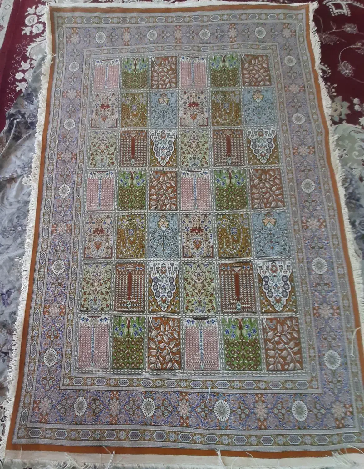 فرش خشتی اعلاء|فرش|قم, دانشگاه قم|دیوار