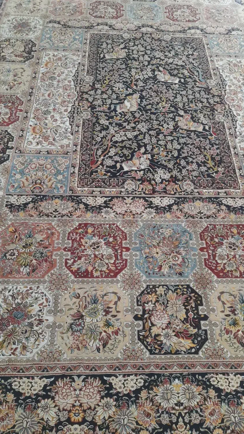 فرش ۱۲ متری|فرش|تربتحیدریه, باغ سلطانی|دیوار