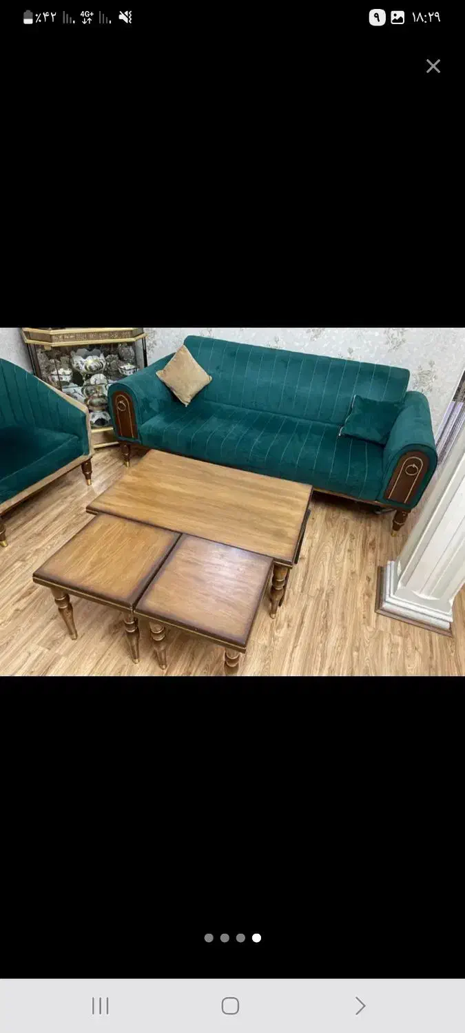 مبلمان ۷ نفره خیلی نو  و شیک  مناسب جهیزیه|مبلمان خانگی و میز عسلی|اراک, |دیوار