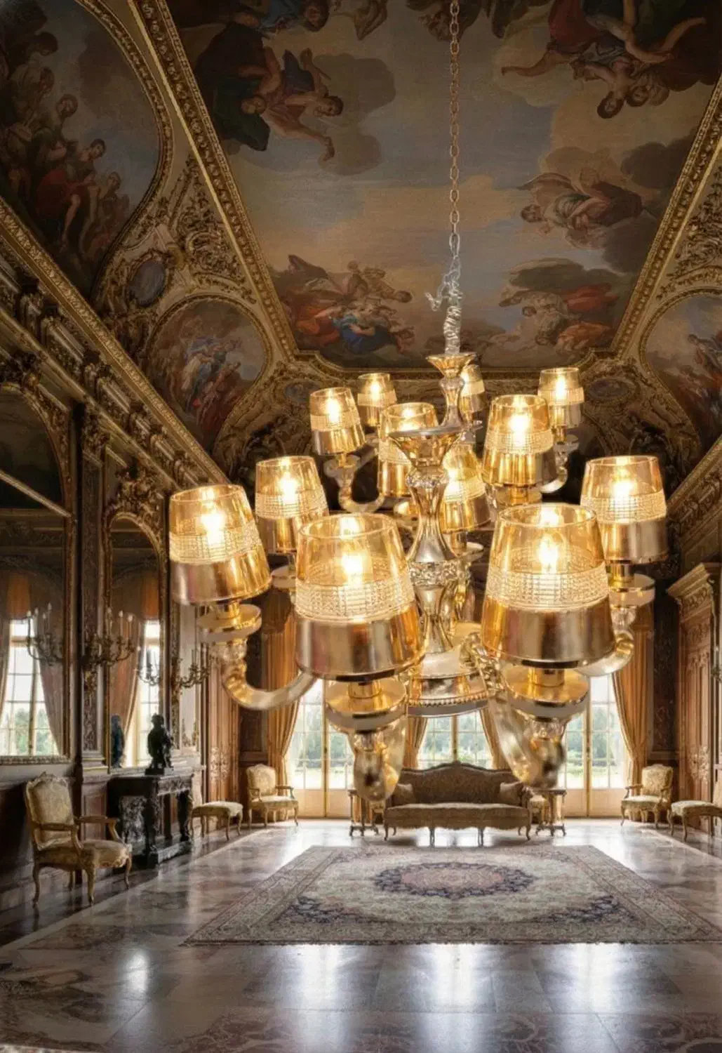 دو عدد لوستر شاهانه|لوستر و چراغ آویز|بندرعباس, |دیوار