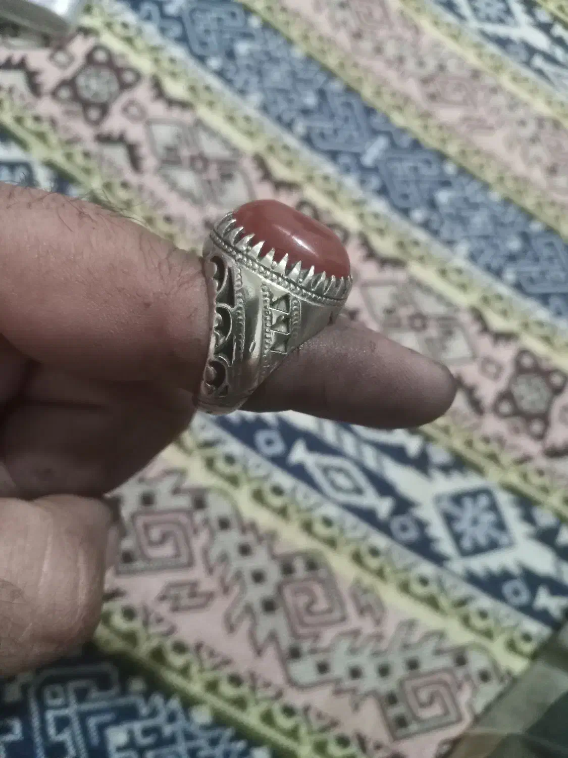 انگشترعقیق یمن|جواهرات|کرمانشاه, |دیوار