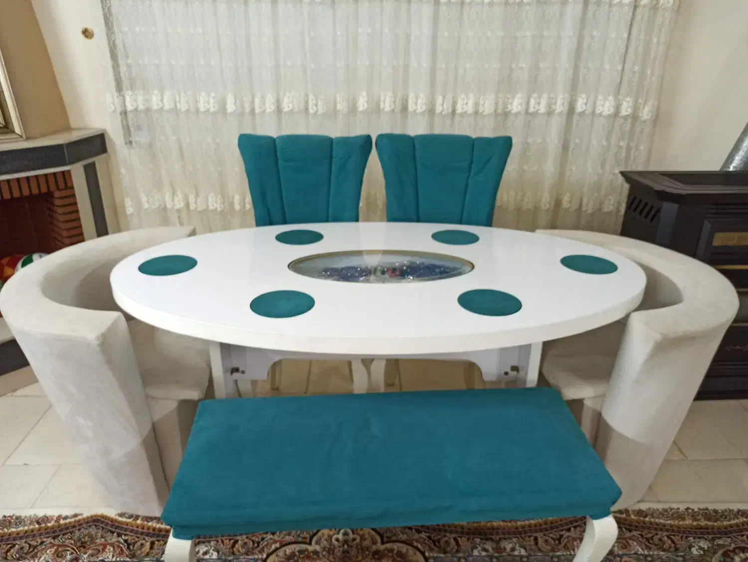 میز غذاخوری ۶ نفره|میز و صندلی غذاخوری|بابل, |دیوار