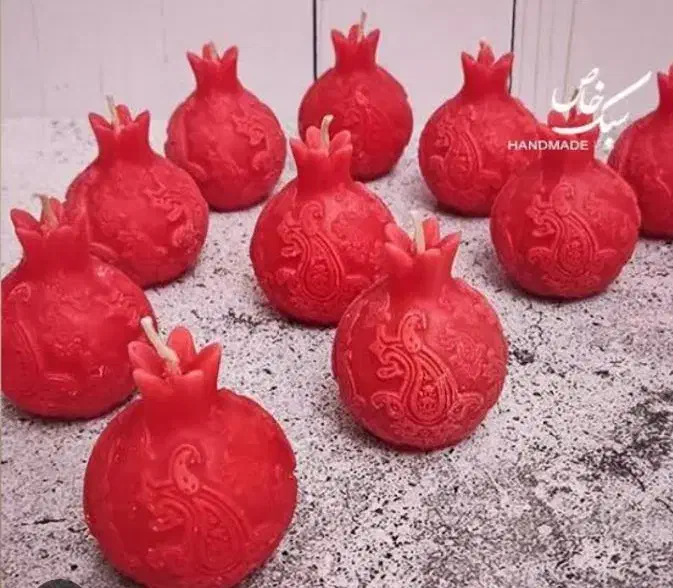 شمع گل رز|صنایع دستی و سایر لوازم تزئینی|یزد, |دیوار