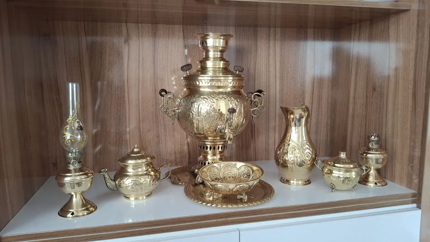 سماور ذغالی برنجی|سماور، چای‌ساز، قهوه‌ساز|زنجان, |دیوار