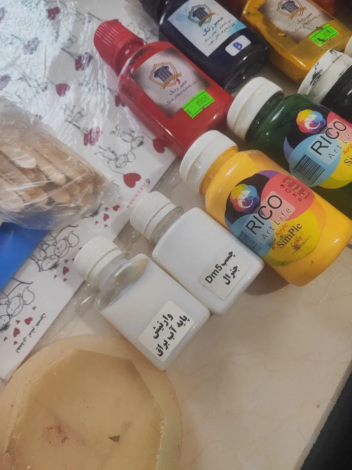 تولید سنگ مصنوعی و شمع|صنایع دستی و سایر لوازم تزئینی|پردیس, فاز ۳|دیوار