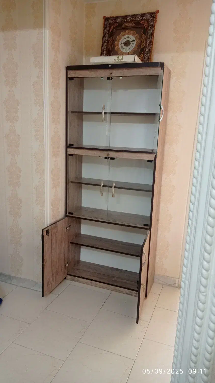 کتابخانه|کتابخانه، شلف، قفسه‌های دیواری|تهران, امامت|دیوار