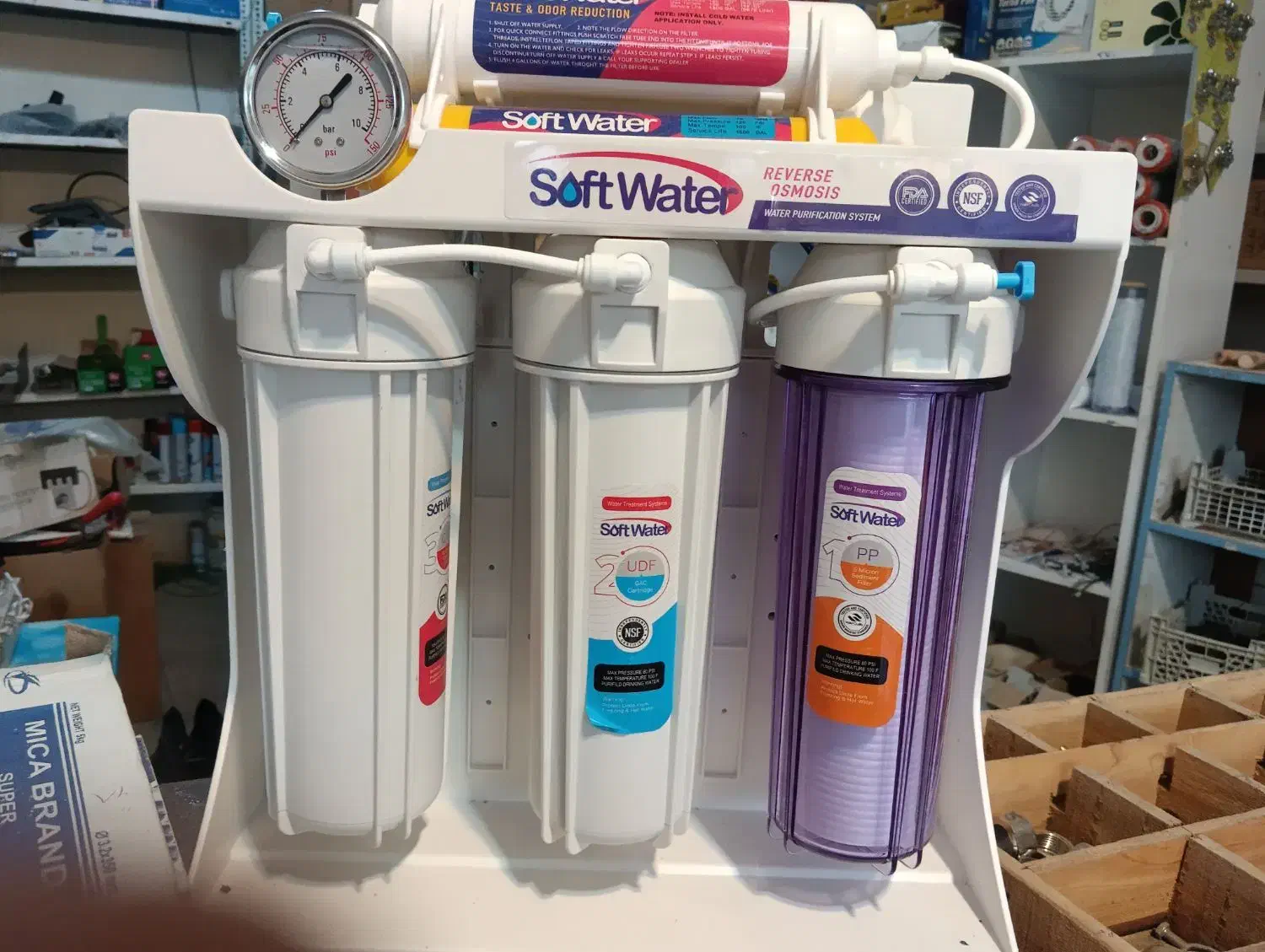 نصب و تعمیر تصفیه اب خانگی و صنعتی|آبسردکن و تصفیه آب|گرگان, |دیوار