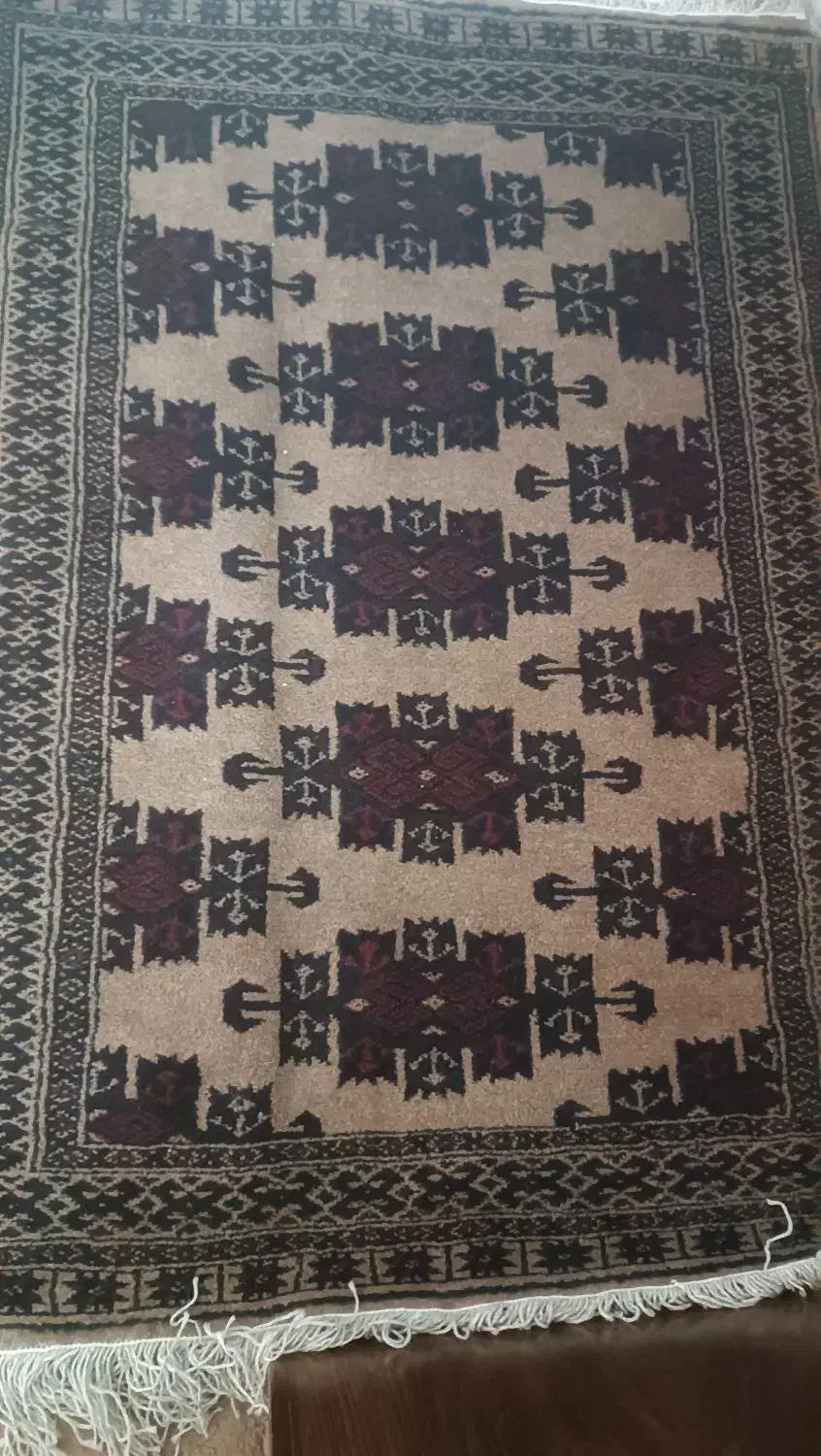 قالیچه دستبافت ترکمن(مله)|فرش|گنبد کاووس, |دیوار