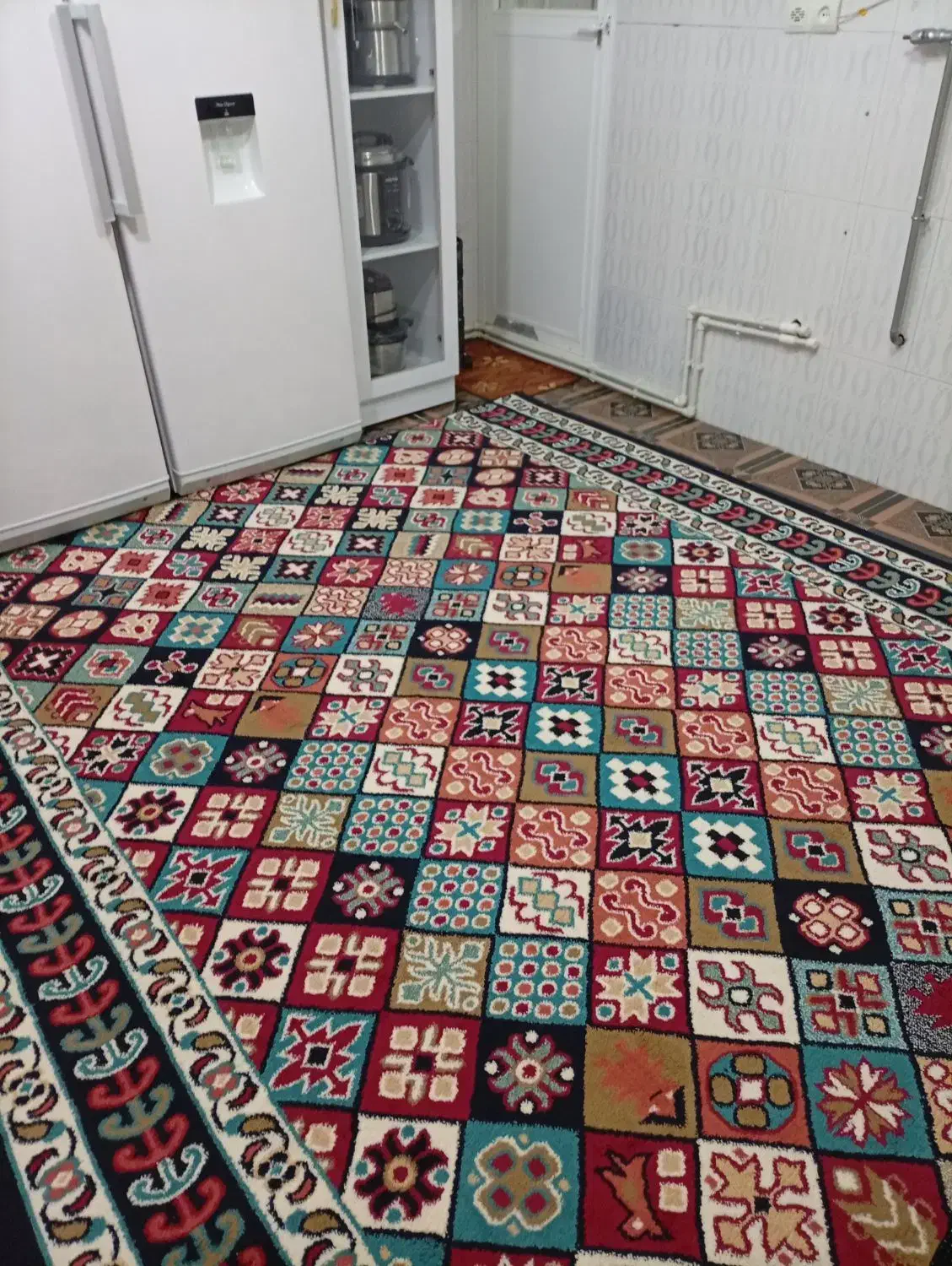 گلیم فرش 9متری کم کارکرد|گلیم، جاجیم، گبه|جوانرود, |دیوار