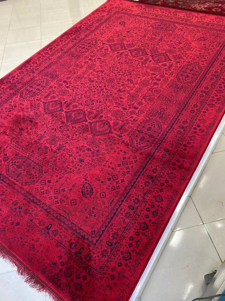 فرش لاکی۱۲۰۰ هریس مهروان جدید ۳۶۰۰ سبز|فرش|صدرا-فارس, فاز ۲|دیوار