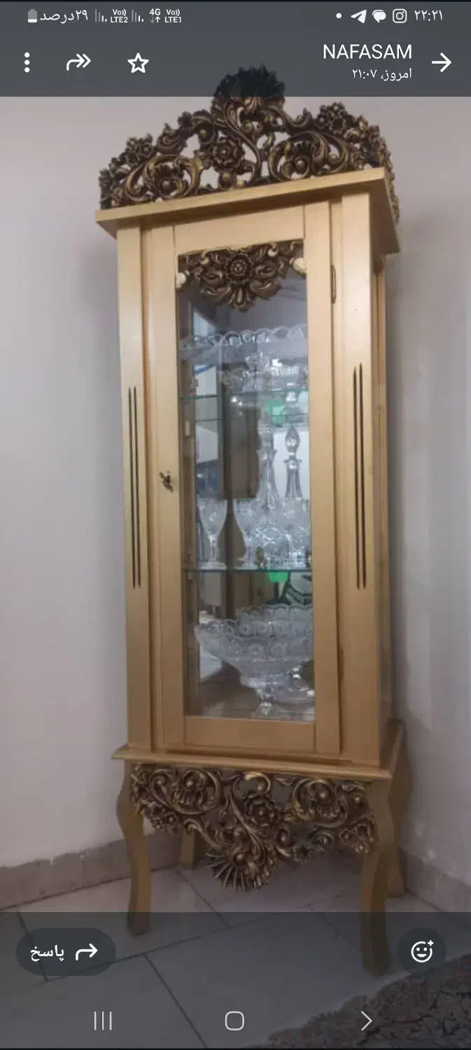 ویترین جمع وجور|بوفه، ویترین، کنسول|باقرشهر, |دیوار