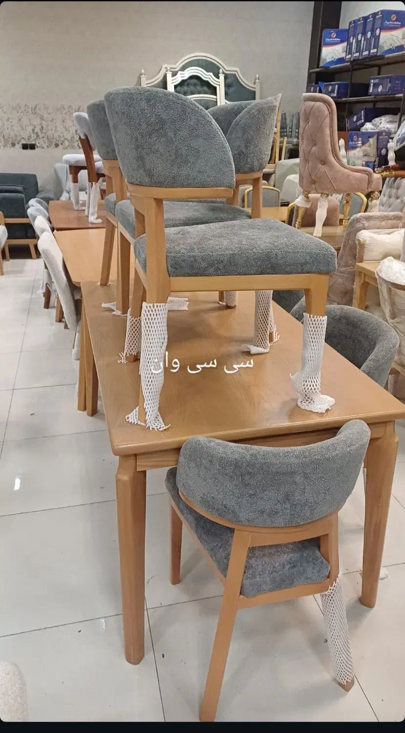 ناهارخوری مبل میز غذاخوری هایلین خودرنگ|میز و صندلی غذاخوری|اردبیل, |دیوار