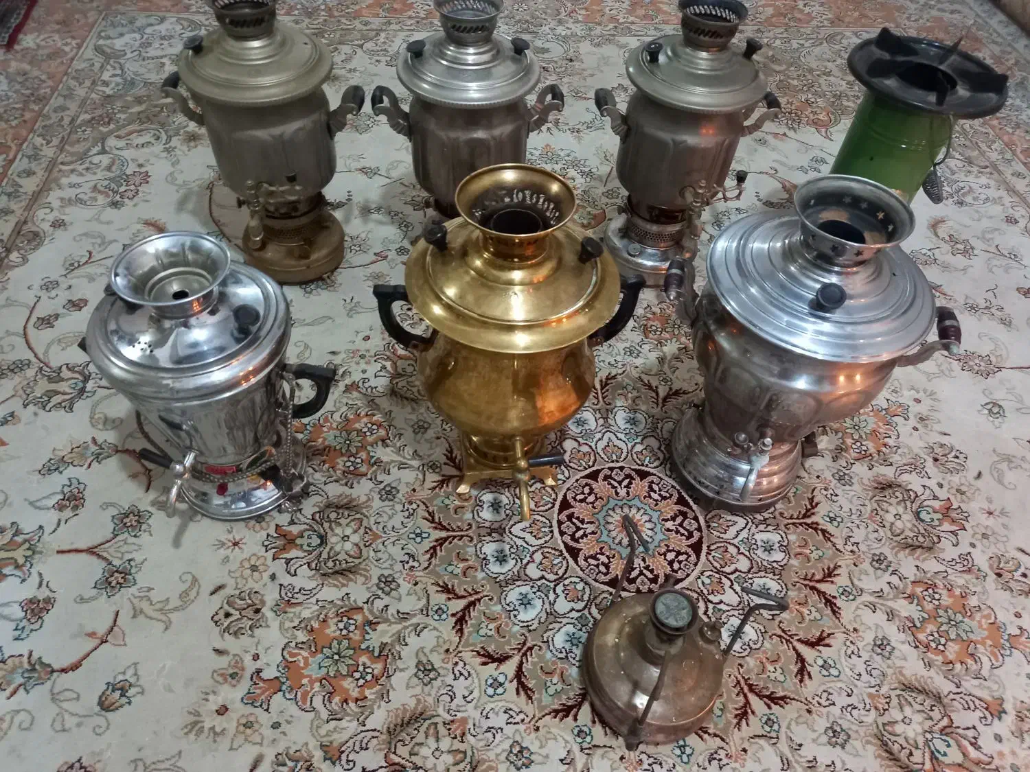 سماور نفتی برقی زغالی گازی|کلکسیون اشیاء عتیقه|سبزوار, قلعه‌نو دهزار|دیوار