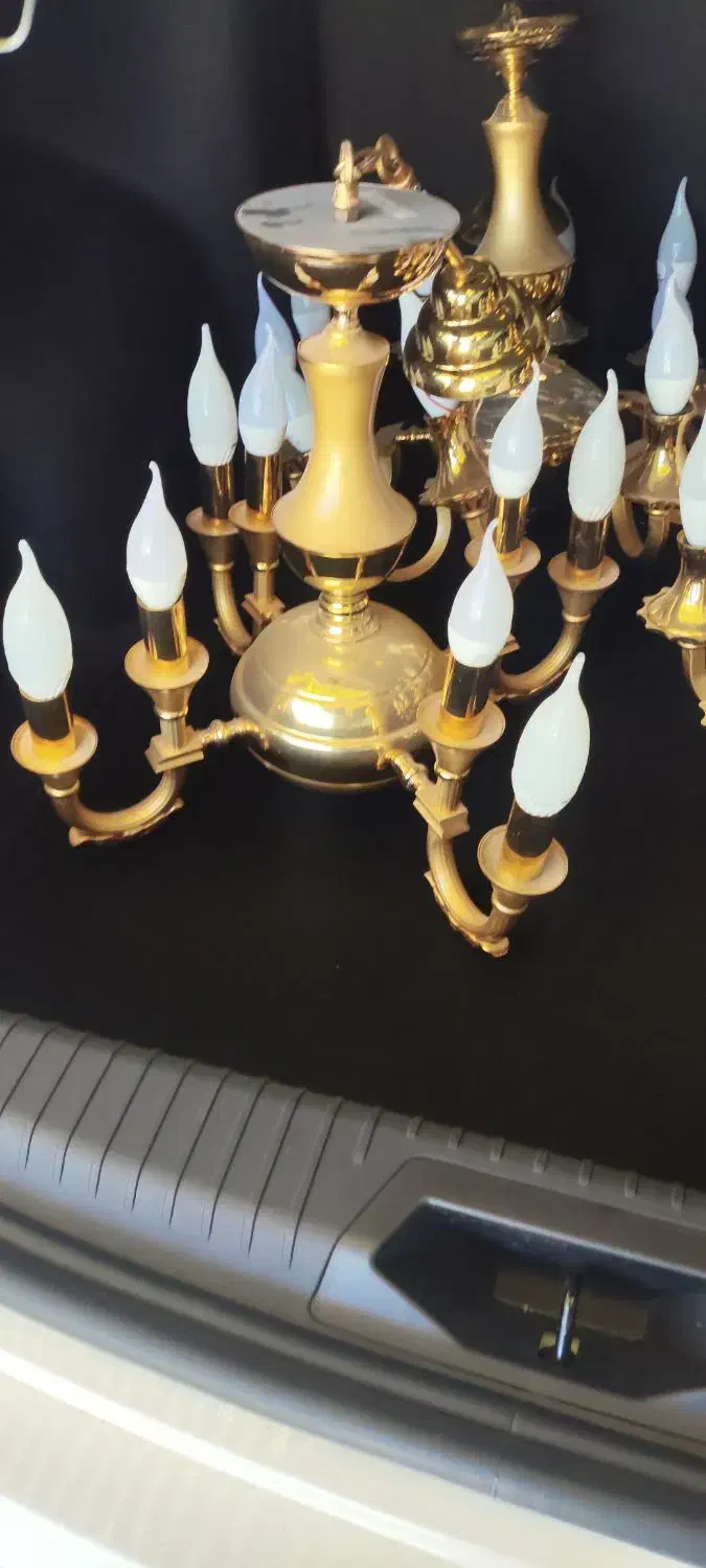 ۴ عدد لوستر تمیز|لوستر و چراغ آویز|کرمان, |دیوار