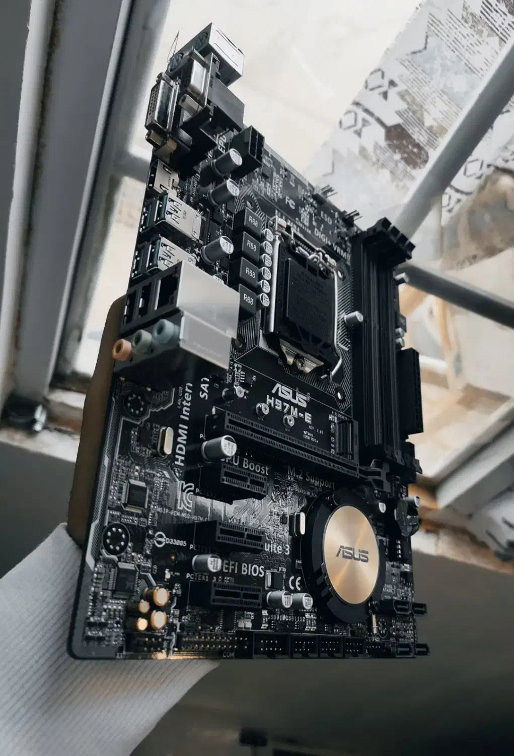 مادربرد حرفه ای Asus H97 ساپورت M.2 نو|قطعات و لوازم جانبی رایانه|مشهد, ایثارگران|دیوار