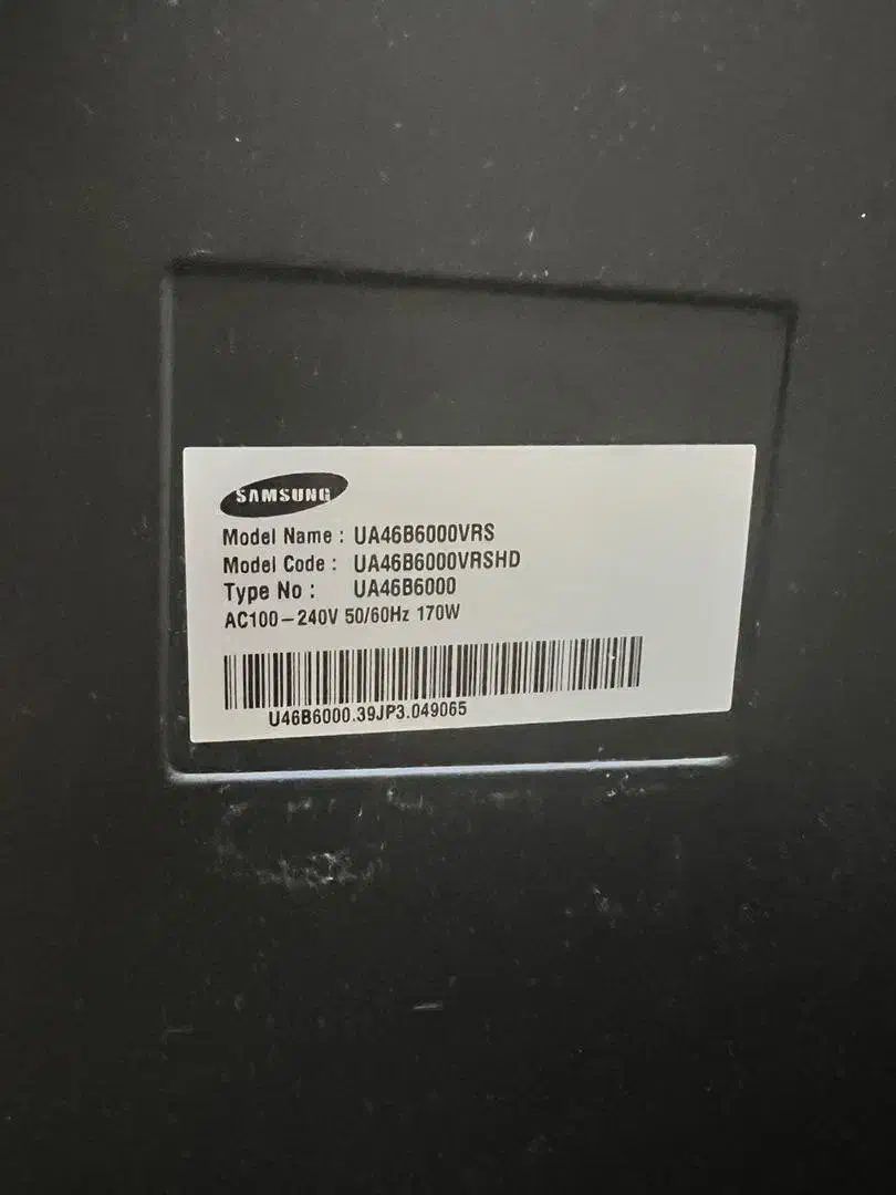 تلویزیون سامسونگ ۴۶ اینچ به همراه گیرنده دیجیتال|تلویزیون و پروژکتور|تهران, شادمان|دیوار