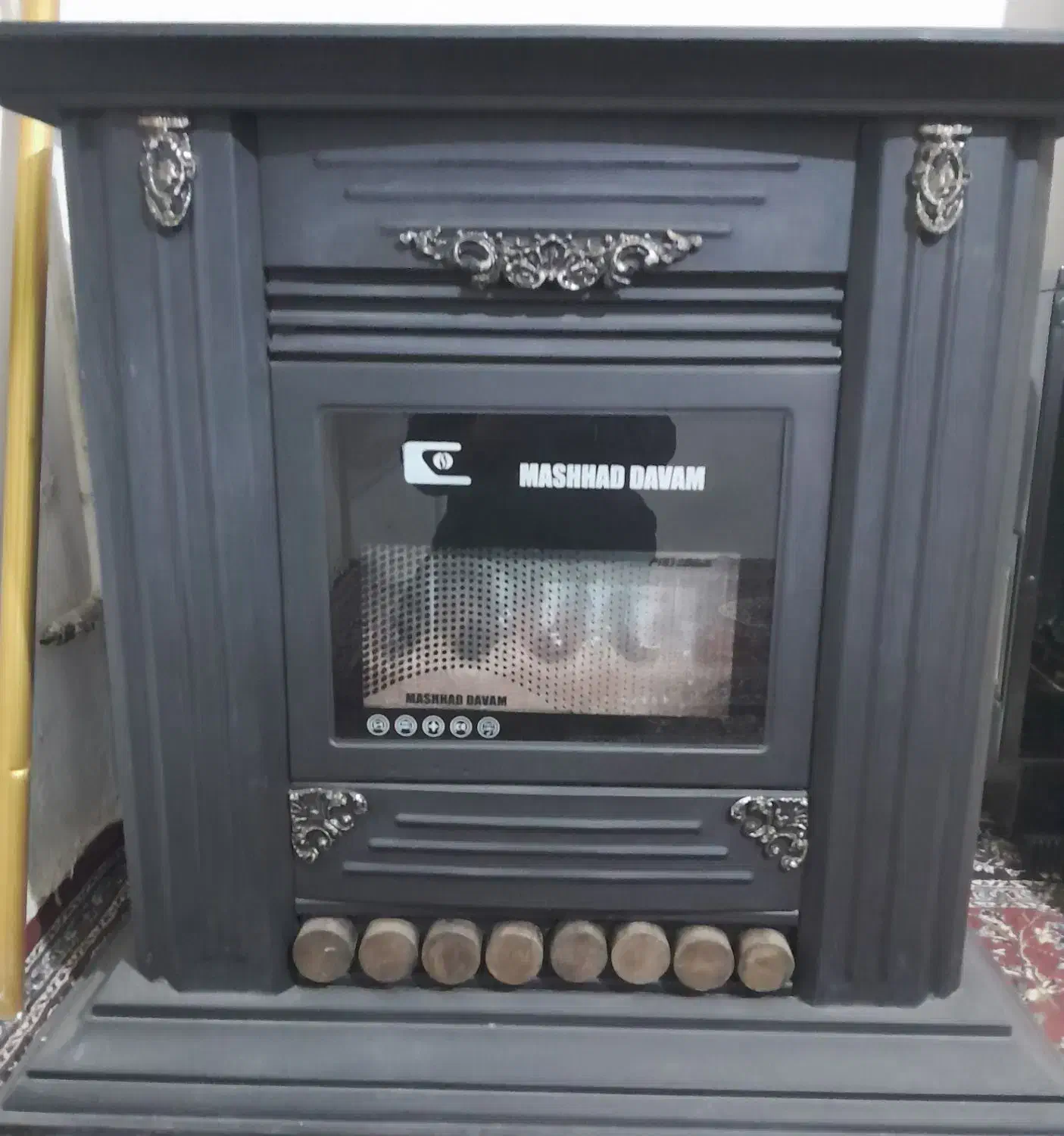 بخاری شومینه در حد نو|بخاری، هیتر، شومینه|الوند, |دیوار