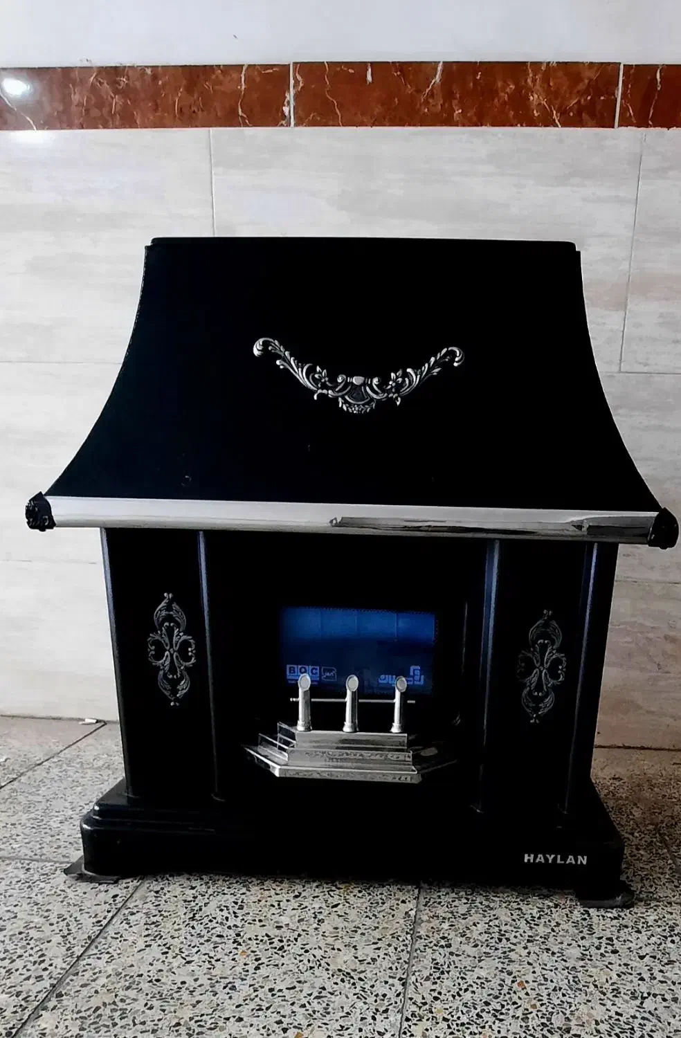 بخاری شومینه ای|بخاری، هیتر، شومینه|بهارستان, |دیوار