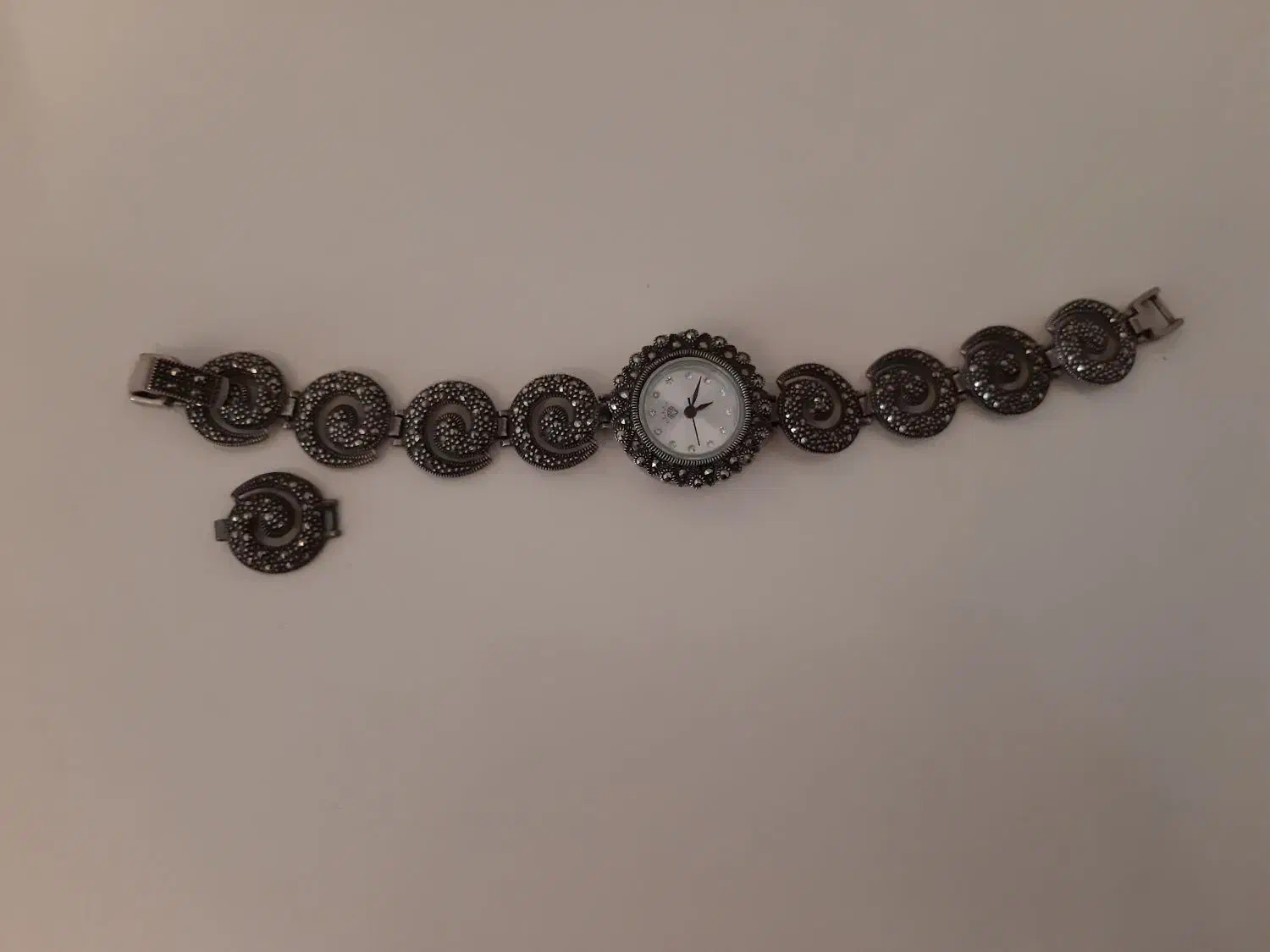 ساعت نقره سیاه قلم|ساعت|تبریز, |دیوار