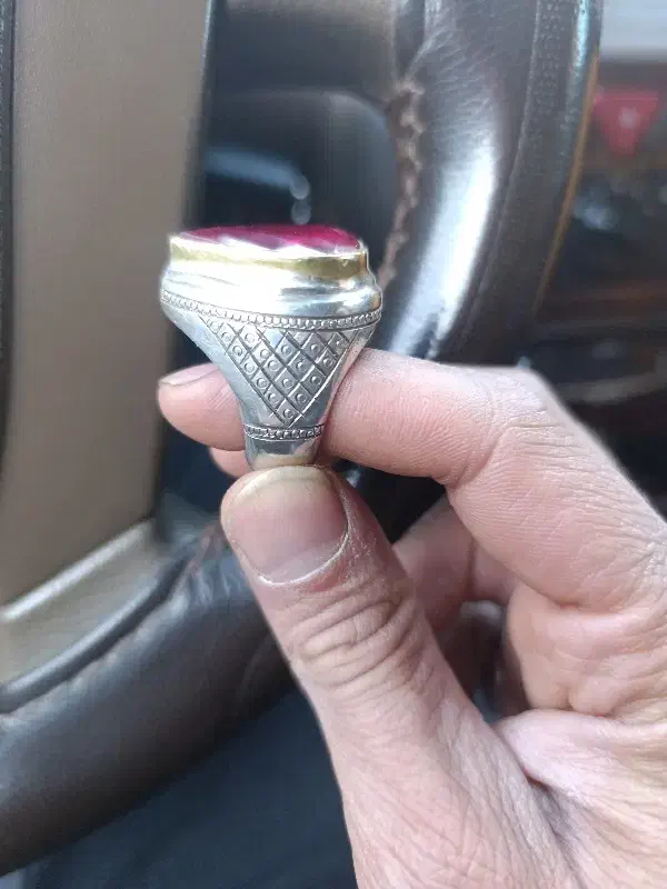 فروش انگشتر یاقوت آلمانی دستساز مهرسعدی تهران|جواهرات|نقده, |دیوار