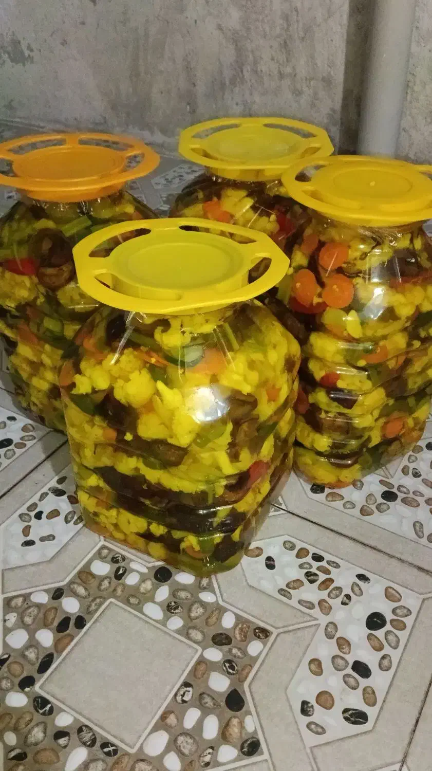 ترشی مخلوط خونگی با طعم عالی|خوردنی و آشامیدنی|دوگنبدان, |دیوار