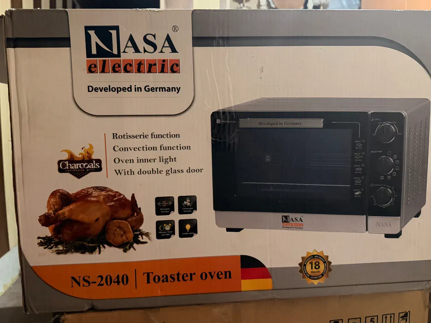 آون تستر ناسا ۲۰۴۰|اجاق گاز و لوازم برقی پخت‌وپز|فولادشهر, B4|دیوار