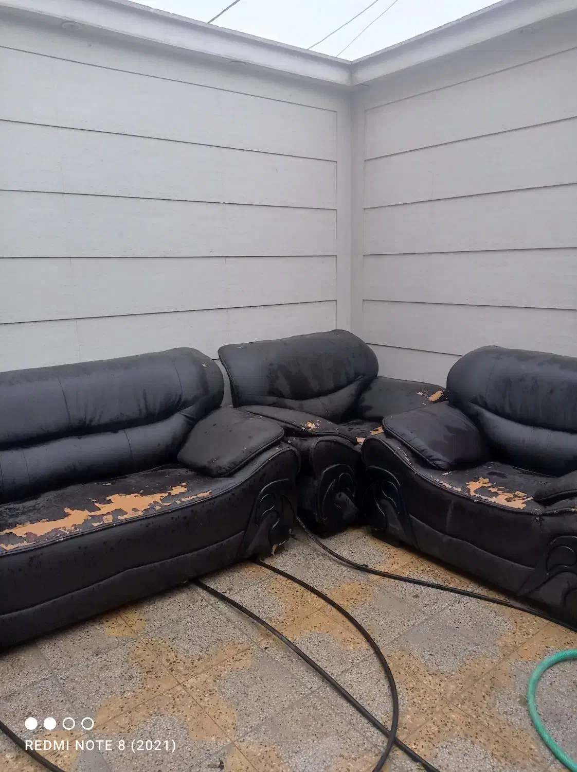 مبل هفت نفره چرم|مبلمان خانگی و میز عسلی|نورآباد ممسنی, |دیوار