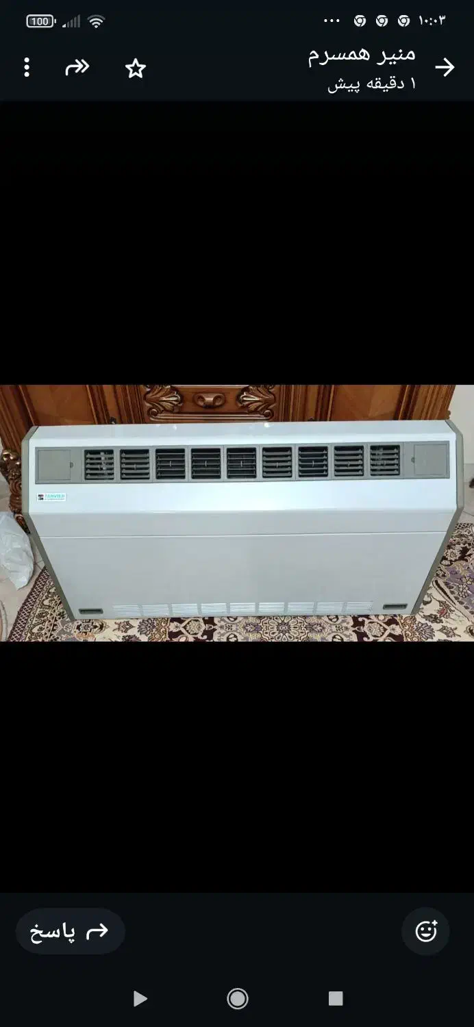 فن کوئل تهویه مدل400چپ|کولر گازی و فن‌کوئل|تهران, تهرانپارس غربی|دیوار