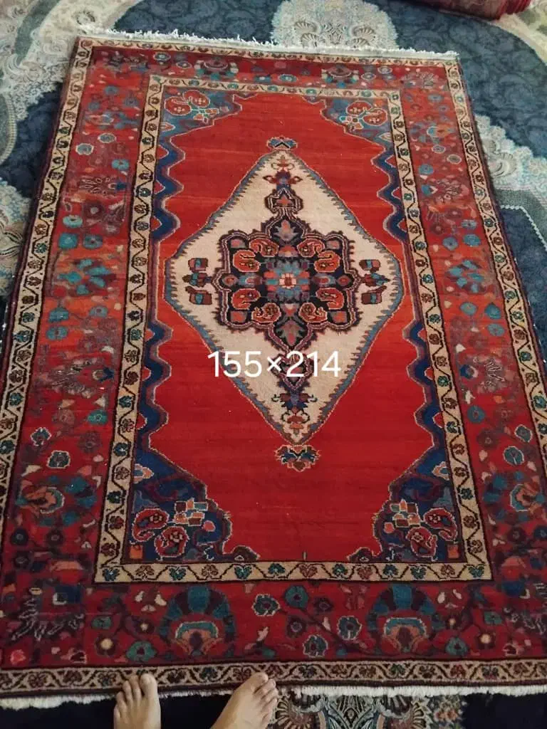 قالی دست بافت فروش|فرش|شهرضا, |دیوار