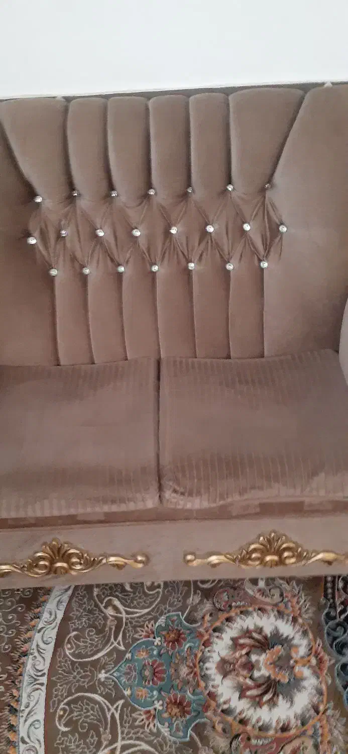 دودست مبل برای فروش به همراه میز وعسلی ها|مبلمان خانگی و میز عسلی|سیرجان, |دیوار