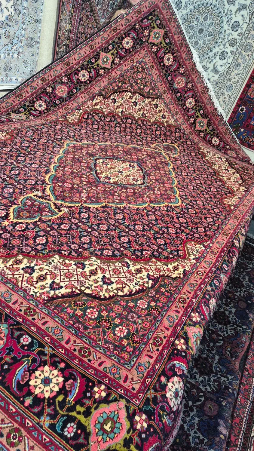 یک جفت فرش دستباف ۹ متری تبریز نقشه ماهی|فرش|کرج, برغان|دیوار