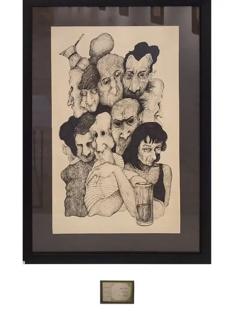 قسمتی از مجموعه استیصال ، تابلو طراحی مفهومی|تابلو، نقاشی، عکس|تبریز, |دیوار