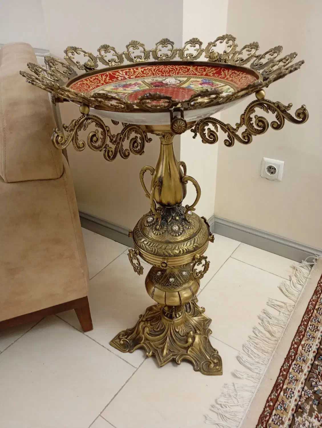 میوه خوری کنار سالنی برنجی|ظروف سرو و پذیرایی|پردیس, فاز ۸|دیوار