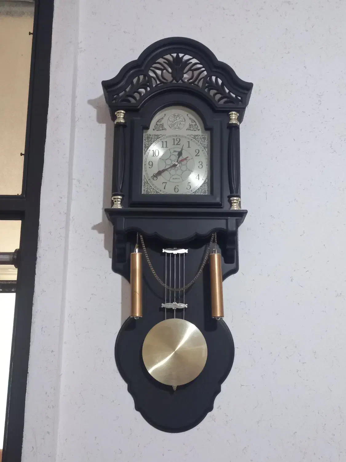 ساعت برنز و چوبی|ساعت دیواری و تزئینی|مشگین شهر, |دیوار